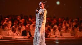 Sorteo Mundial Qatar 2022: el impactante look de Sherihan, la mujer que participó del gran show