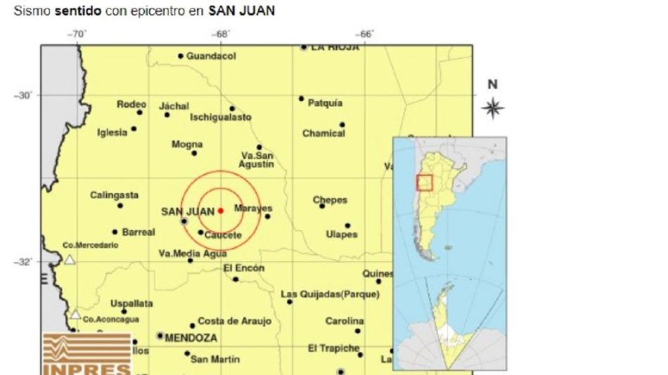 Sismo en San Juan