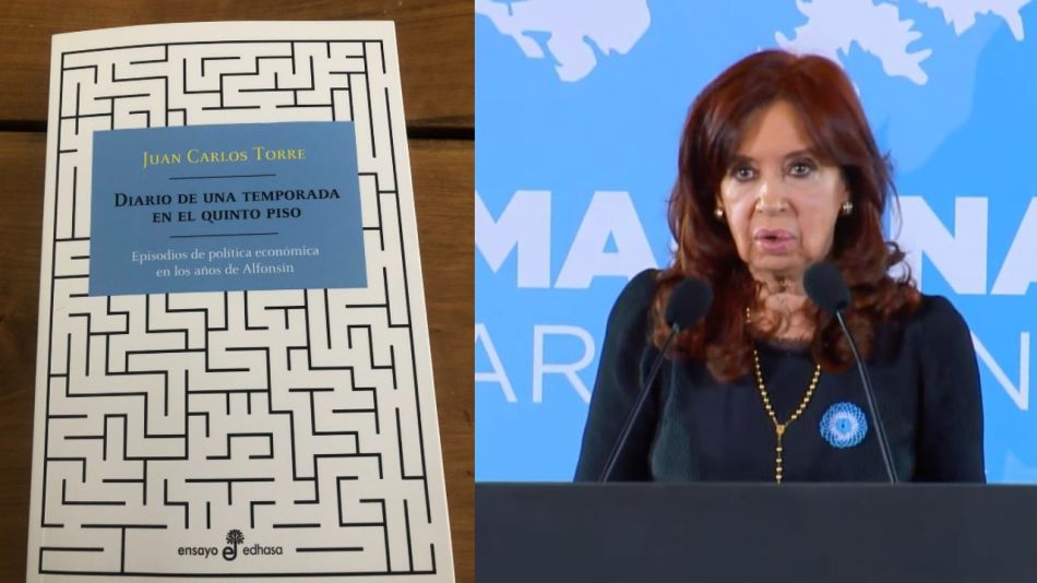 El libro que le regaló Cristina Kirchner a Alberto Fernández.