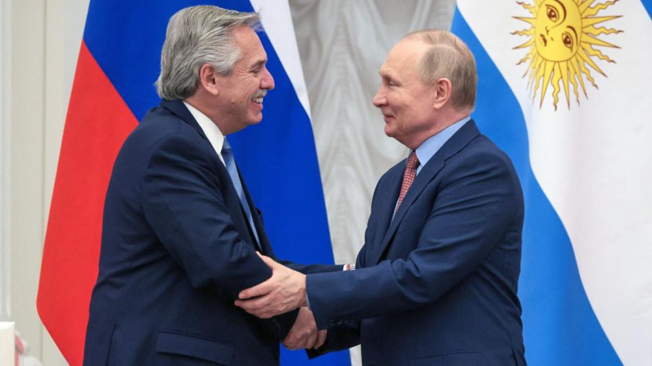 Alberto Fernández y Vladimir Putin 20220406