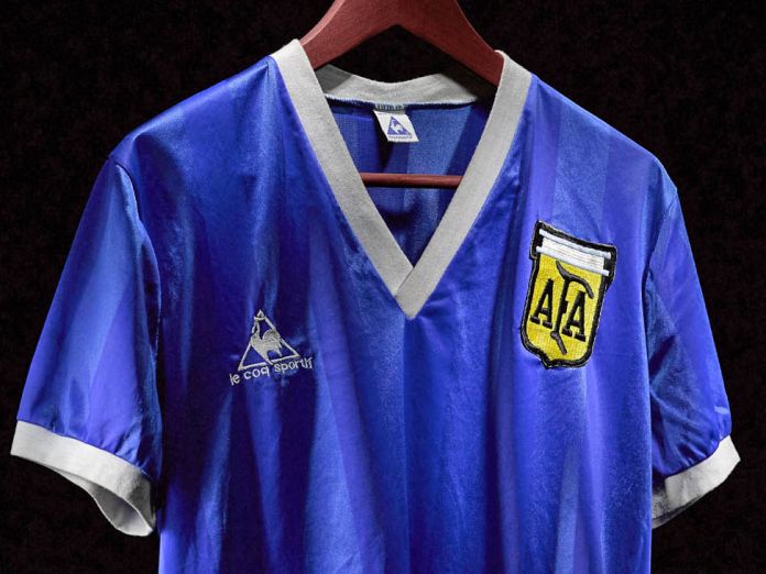 Where Diego Maradona's 'Hand of God' shirt has been and how it got