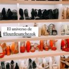 Lourdes Sánchez mostró su costoso vestidor con 200 pares de zapatos 