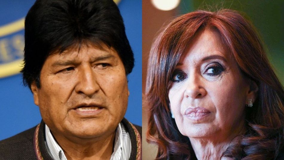 Evo Morales y Cristina Fernández de Kirchner