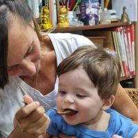 Así creció Emilio, el hijo de Alberto Cormillot y Estefanía Pasquini