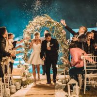 El casamiento de Sabrina Carballo y Chanchi Estévez dentro de El Hotel de los Famosos