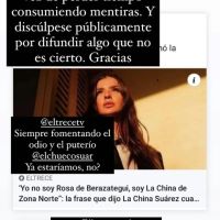 Marcelo Polino le lanzó un palo a la China Suárez