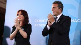 Cristina Kirchner y Sergio Massa.