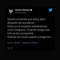 Nicole Neumann salió al rescate de Manu Urcera, tras el accidente en la pista