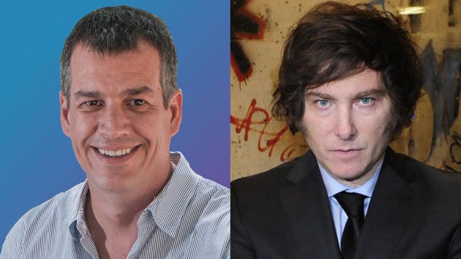 Agustín Spaccesi y Javier Milei 20220419