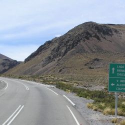 Así luce hoy la ruta que une Arica en Chile con La Paz, Bolivia.
