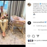 Cristiano Ronaldo compartió la primera foto de su hija después de la tragedia 