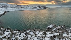 La marca récord fue registrada en la bahía Fildes, de la península antártica.isla