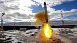 Fue lanzado desde el cosmódromo de Plesetsk y alcanzó su destino a 6.000 kilómetros de distancia en el polígono de Kurá, ubicado en la península de Kamchatka.