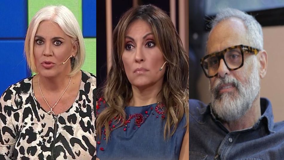 Débora D´amato, Marcela Tauro y Jorge Rial