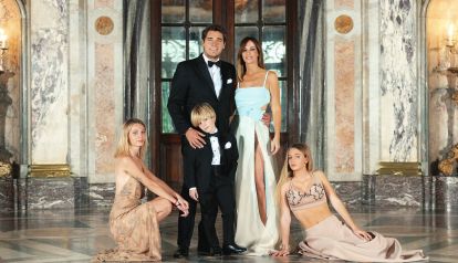 Guillermo Andino y Carolina Prat, junto a su familia: "Nos unen las diferencias"