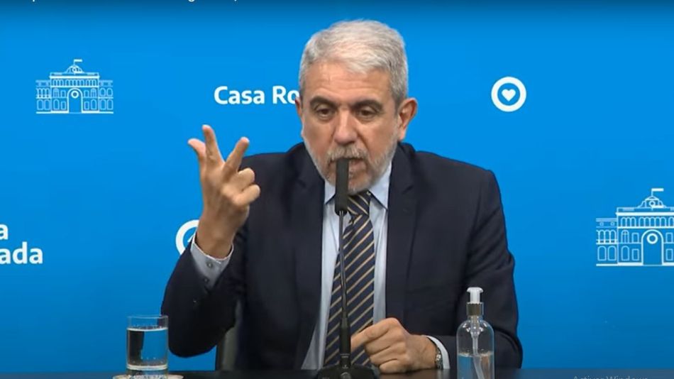 El ministro de Seguridad de la Nación, Aníbal Fernández.