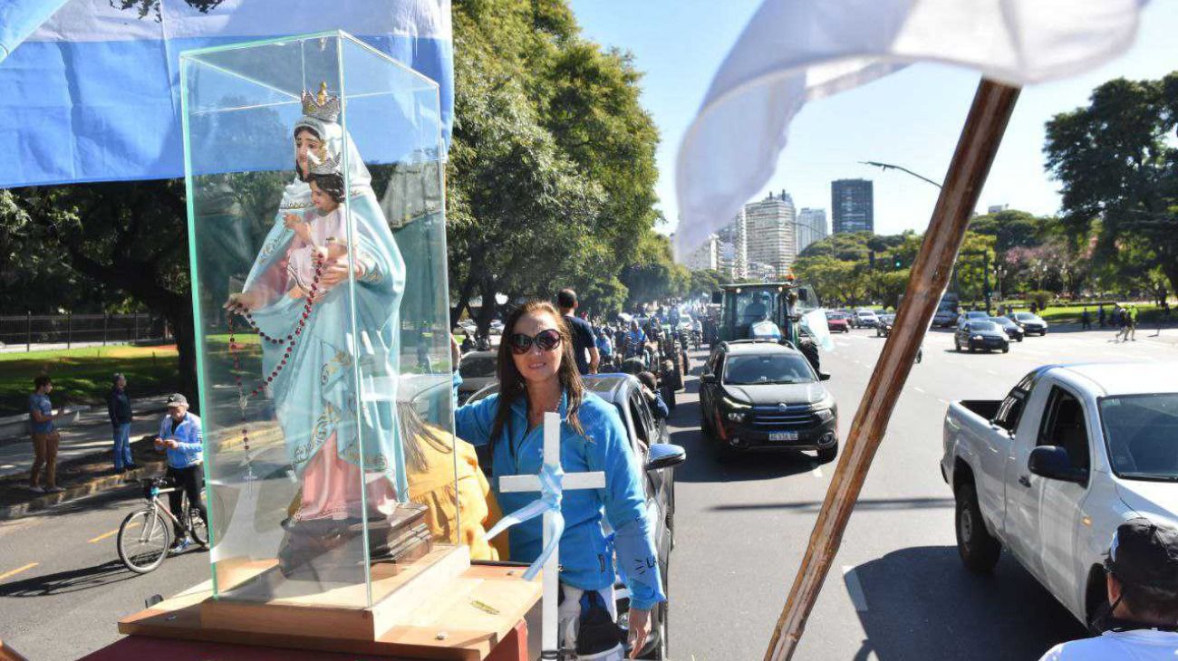 Tractorazo del campo en protesta de las medidas del Gobierno.