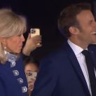 El look de Brigitte Macron para la reelección de Emmanuel Macron