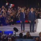 El look de Brigitte Macron para la reelección de Emmanuel Macron