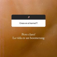 Habló Camila Homs: “La vida es un boomerang”