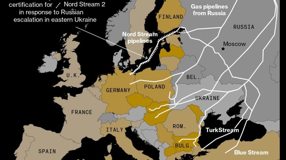 Share of Natural Gas Imports Coming From Russia, 2020