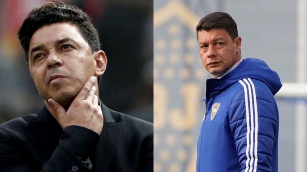 Marcelo Gallardo y Sebastián Bataglia