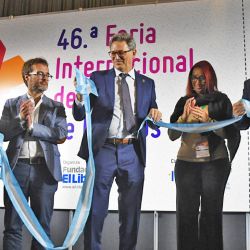 Ribbon cutting ceremony at the 46th 46th Buenos Aires International Book Fair, April 28, 2022.