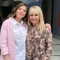 Claudia Villafañe conoció a su nieta, Azul