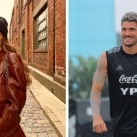 Tini y Rodrigo De Paul