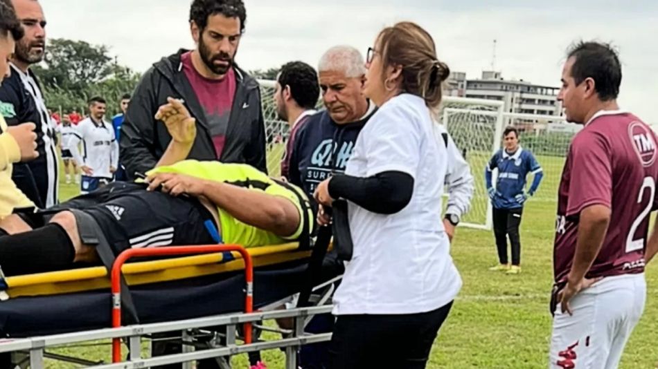 Antonio Pérez, árbitro de un partido amateur, fue baleado en Tucumán.