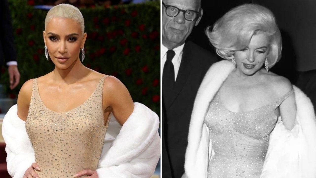 El Museo de Marilyn Monroe mostró los daños que Kim Kardashian dejó en el  vestido de la actriz