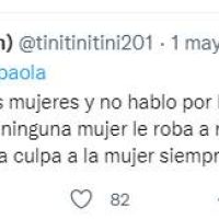 El mensaje de Danna Paola después de la aparición de las fotos de Tini Stoessel con De Paul