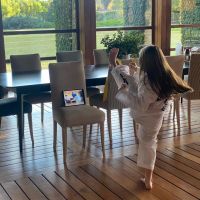 Juliana Awada mostró su huerta y el lado sofisticado de su cocina