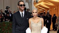 PH: Dimitrios Kambouris / AFP. Kim Kardashian hizo historia al lucir un vestido de Marilyn Monroe, en la MET Gala.