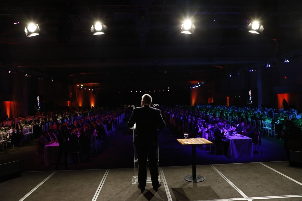 La cena anual Cippec 2022 se llevó a cabo en el Centro de Convenciones de Buenos Aires.