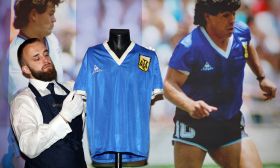 Maradona Hand of God 1986 shirt