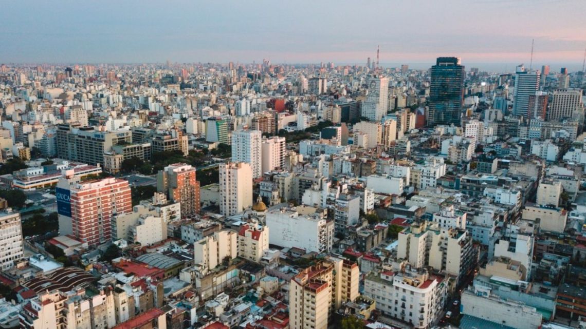 The Buenos Aires skyline.