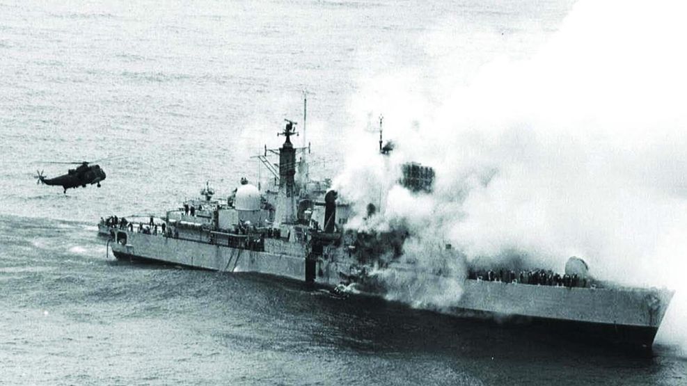 El Sheffield, al fondo del mar: cómo fue el ataque argentino para responder al hundimiento del Crucero General Belgrano