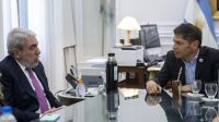 Reunión de Aníbal Fernández y Axel Kicillof 20220506