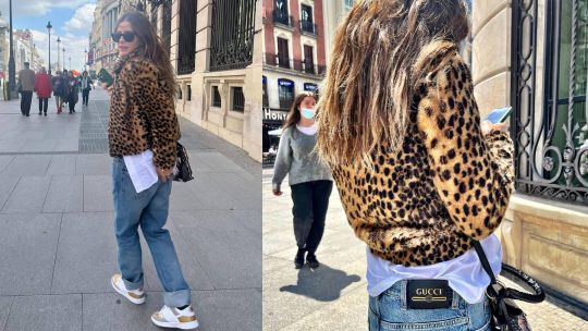 China Suárez lució en Madrid un jean de Gucci que cuesta 680 euros