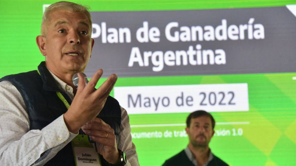 Julián Domínguez desde el INTA