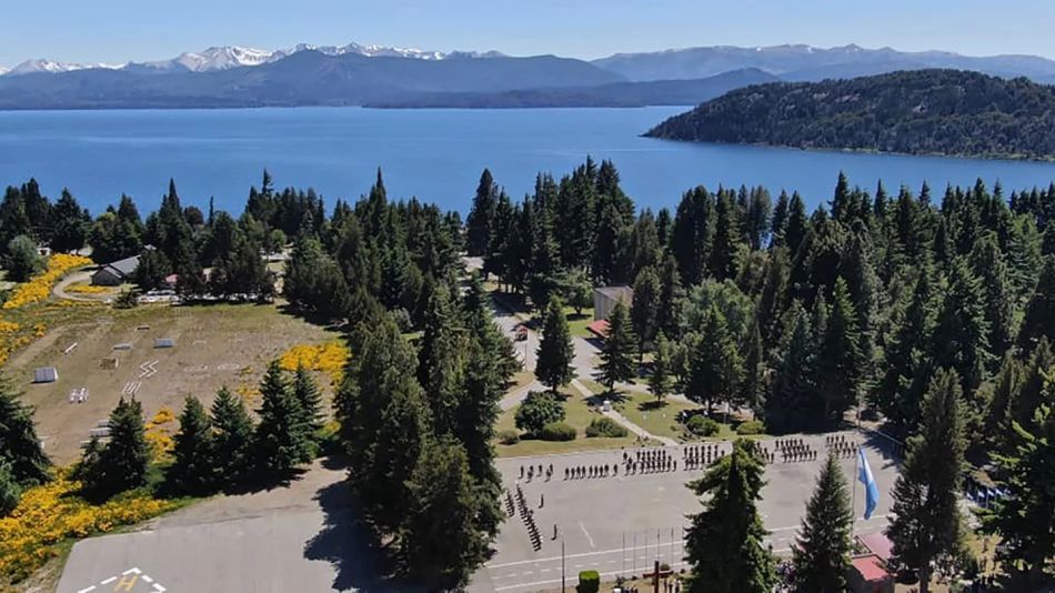 El predio del Ejército Argentino en la Patagonia.