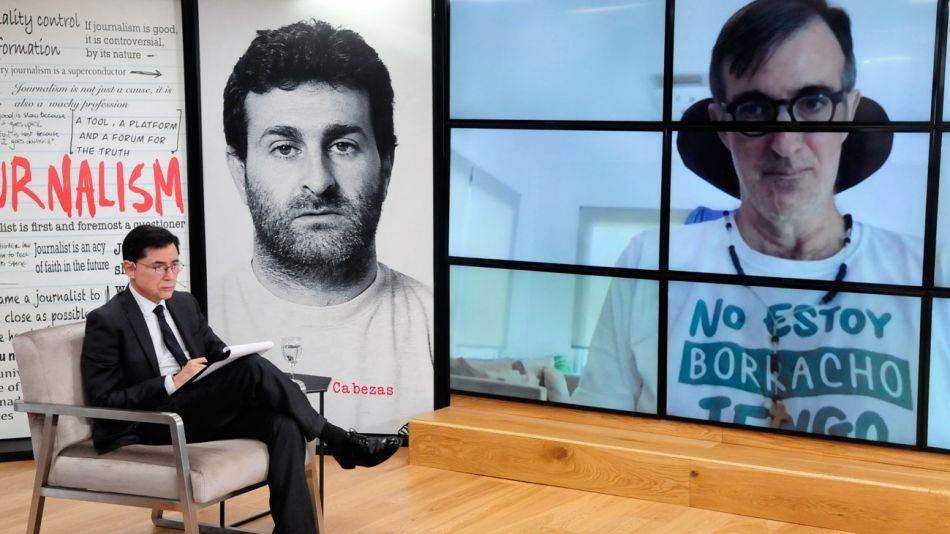 Esteban Bullrich, en la entrevista con Jorge Fontevecchia.