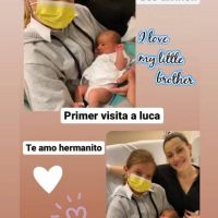 El tierno mensaje de Allegra Cubero después de conocer a Luca 