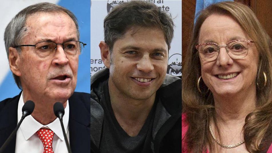 Juan Schiaretti, Axel Kicillof y Alicia Kirchner 20220510
