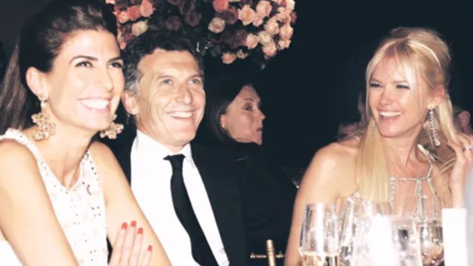 Juliana Awada, Mauricio Macri y Valeria Mazza