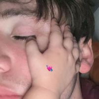 Luego de lograr un acuerdo con Rocío Moreno, Paulo Londra compartió una tierna foto con una de sus hijas