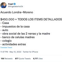 Luego de lograr un acuerdo con Rocío Moreno, Paulo Londra compartió una tierna foto con una de sus hijas
