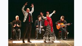 ARTE DEL FLAMENCO. Yanina Martínez y Yamil Rabaj bailando “Vivencias”, un fandango abandolao acompañado por los cantaores Álvaro González y Maximiliano Serral, con la estupenda guitarra de Esteban Gonda.