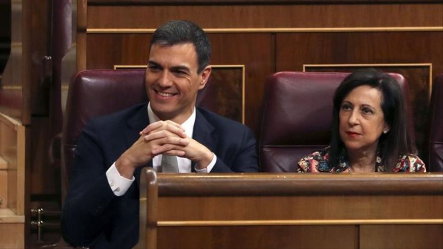 Pedro Sánchez y Margarita Robles